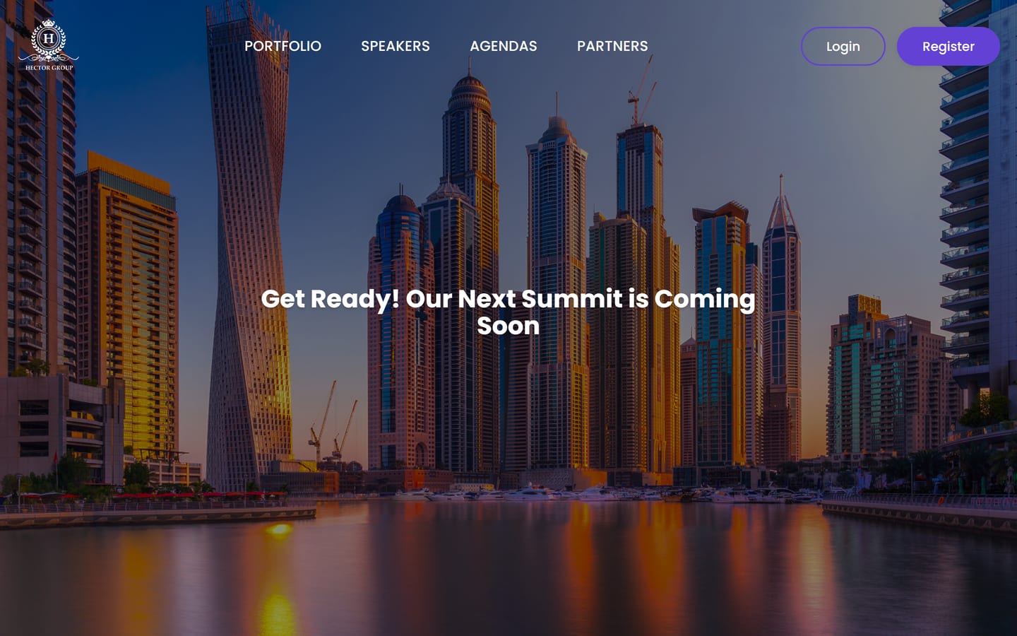 Hector Summit event platform — built by Pandrik